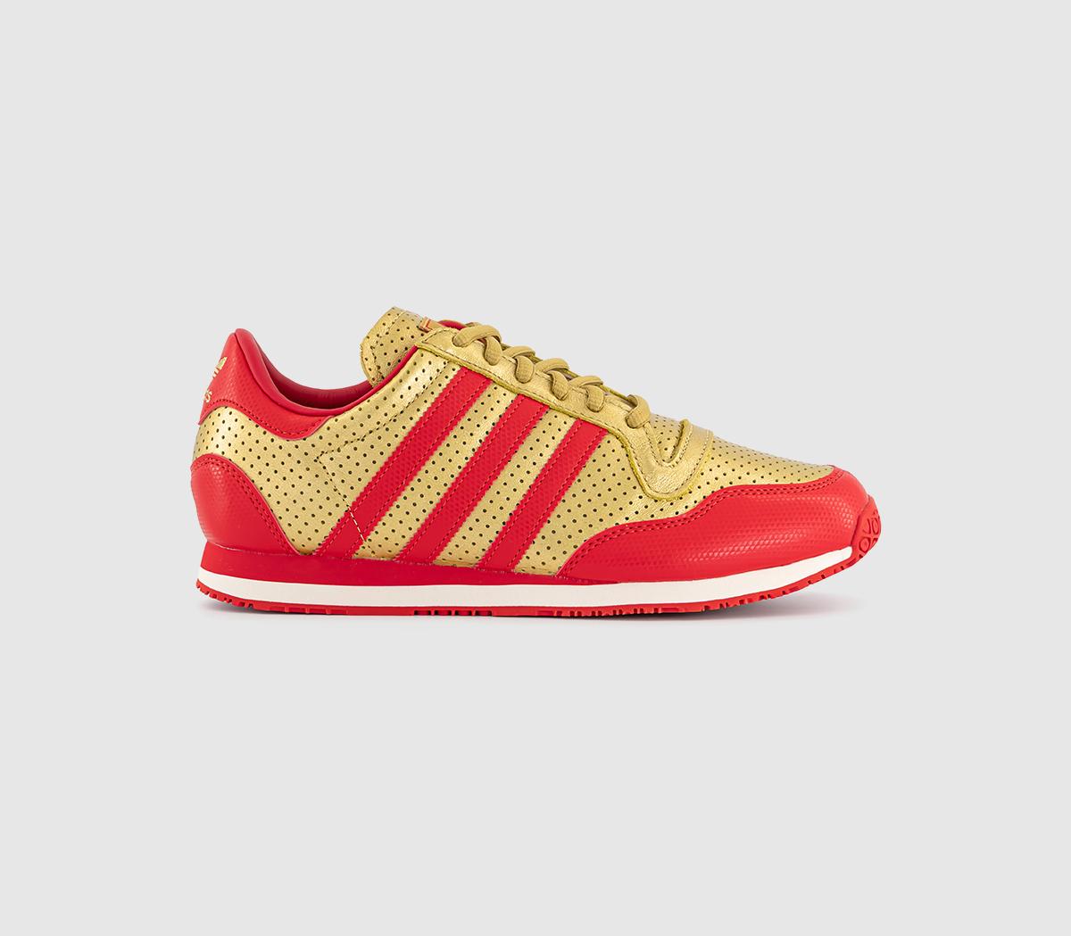 adidasGalaxy OGGold Metallic Red Off White