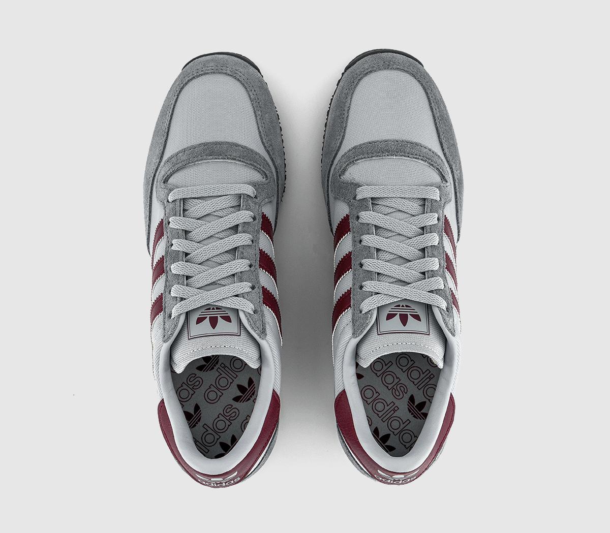 adidasGalaxy OG TrainersHalo Silver Shadow Red Grey