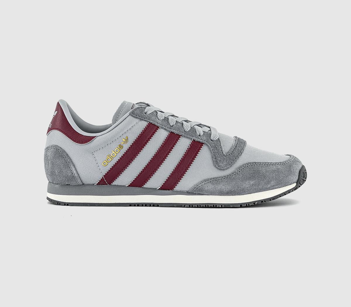 adidasGalaxy OG TrainersHalo Silver Shadow Red Grey