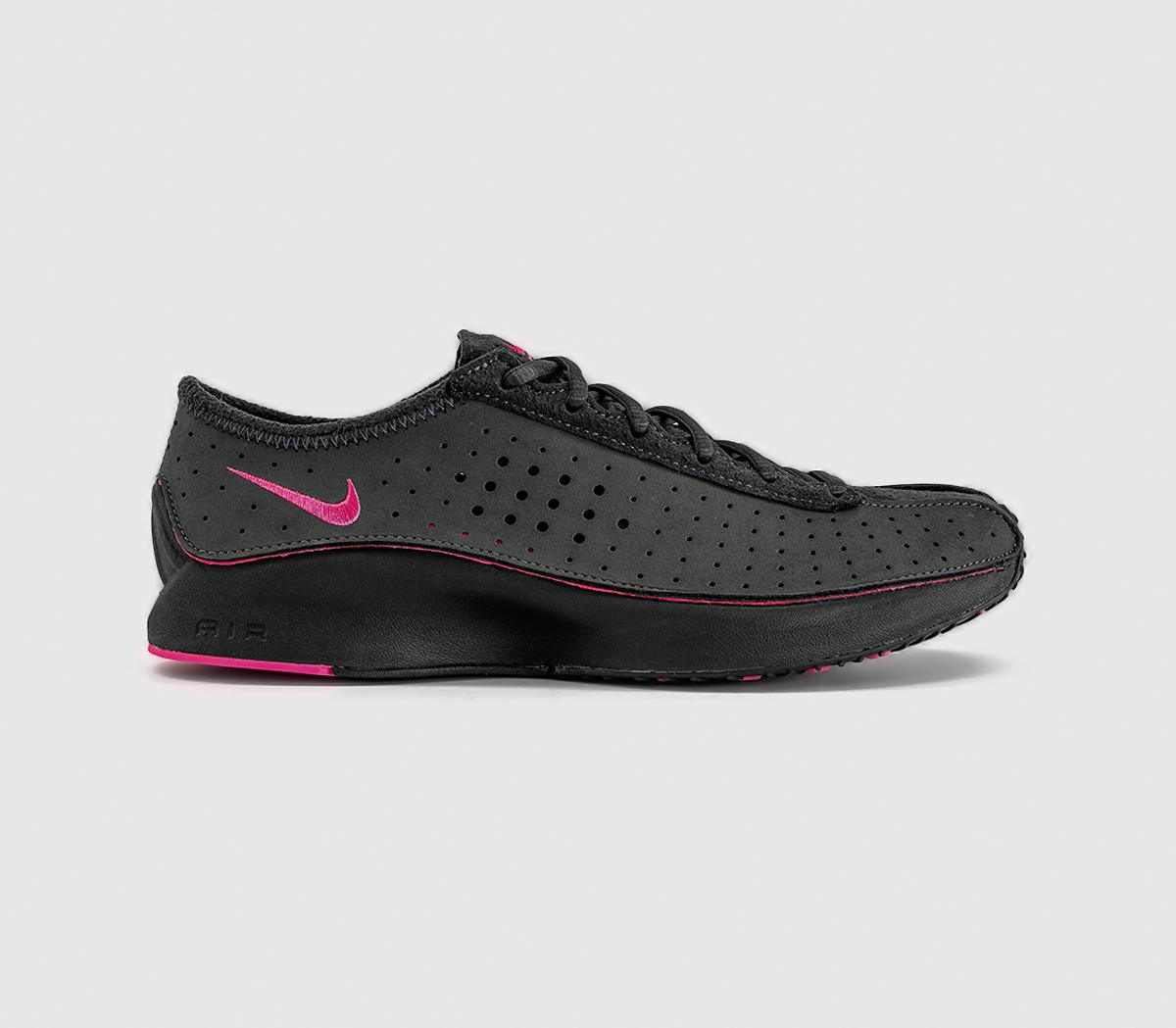 Nike Air Superfly Trainers Anthracite Hyper Pink Black  Grey in Women's Size 6, Office Shoes