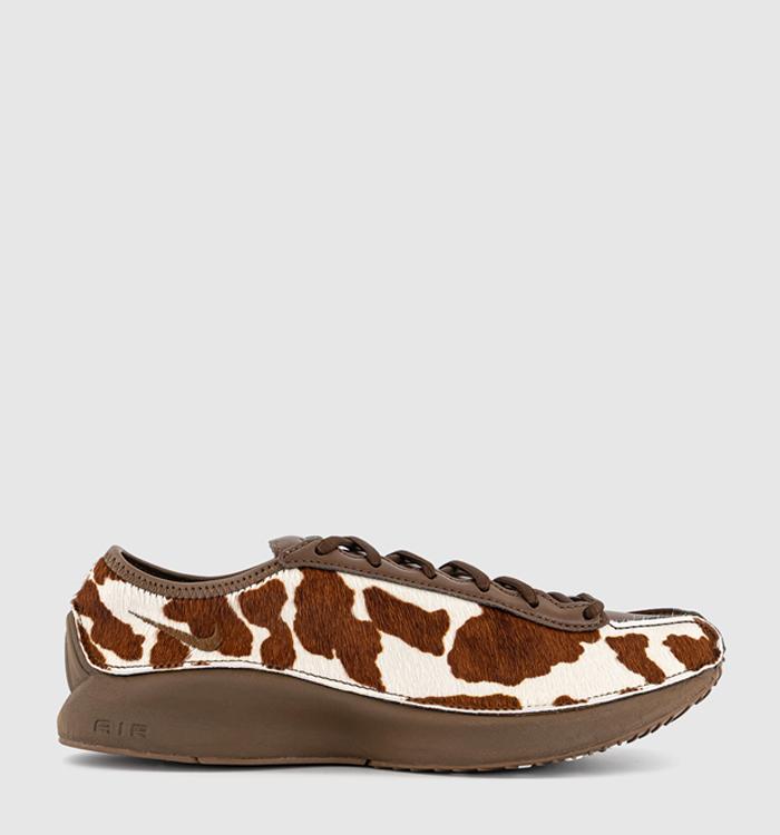 Nike Air Superfly Trainers Brown Cow Print