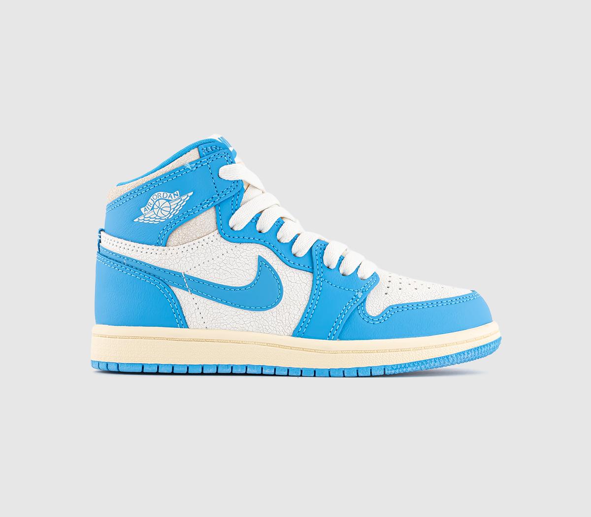 JordanJordan 1 Retro High OG PS TrainersDk Powder Blue Dark Powdr Blue Sail