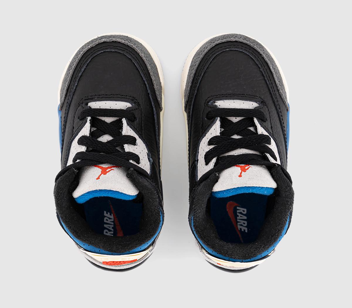 JordanJordan 3 Retro OG Toddler TrainersBlack Chile Red Neutral Grey