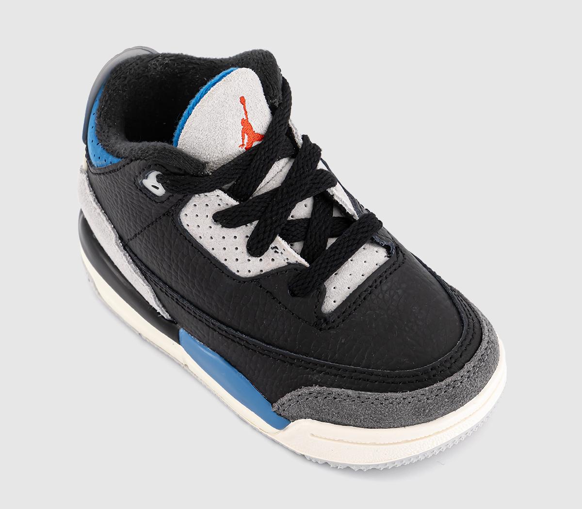 JordanJordan 3 Retro OG Toddler TrainersBlack Chile Red Neutral Grey