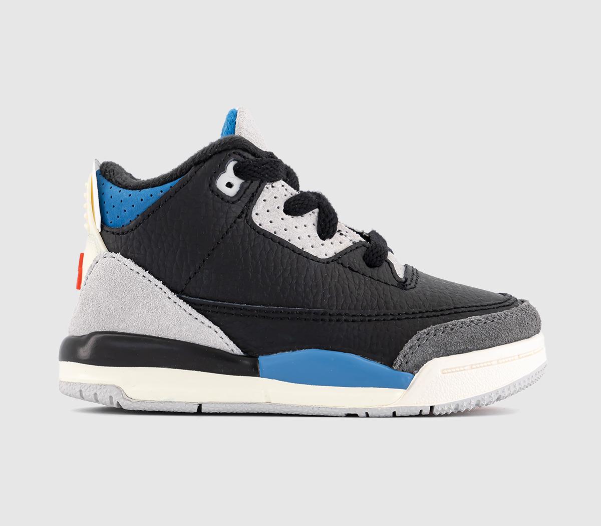 JordanJordan 3 Retro OG Toddler TrainersBlack Chile Red Neutral Grey