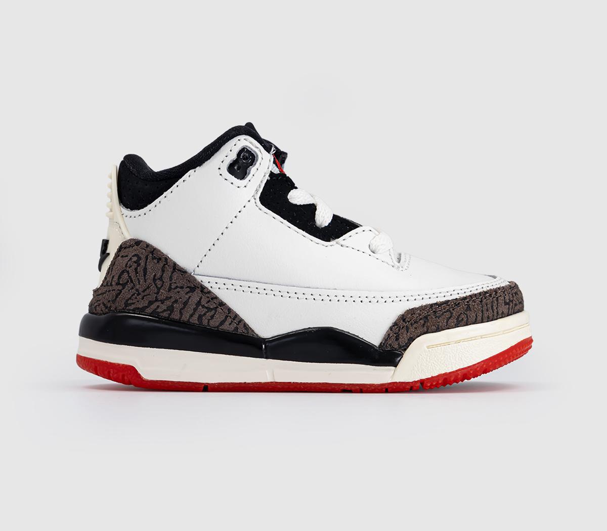 Jordan 3 Retro Og Toddlers Sail University Red Pale Ivory Black in Kids  Size 3.5 , Offspring