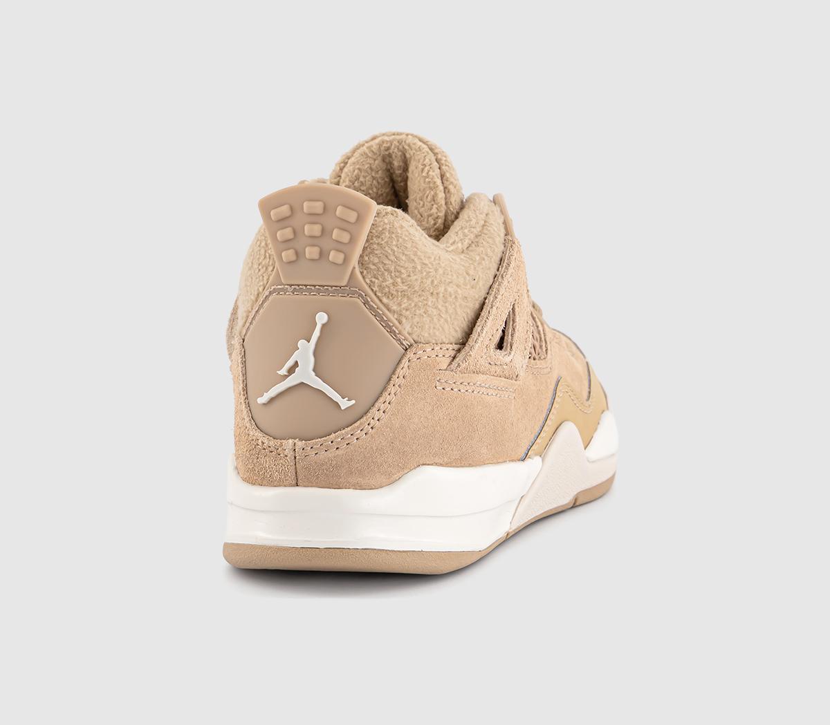 JordanAir Jordan 4 Retro OG Preschool TrainersHemp Lt Orewood Brn