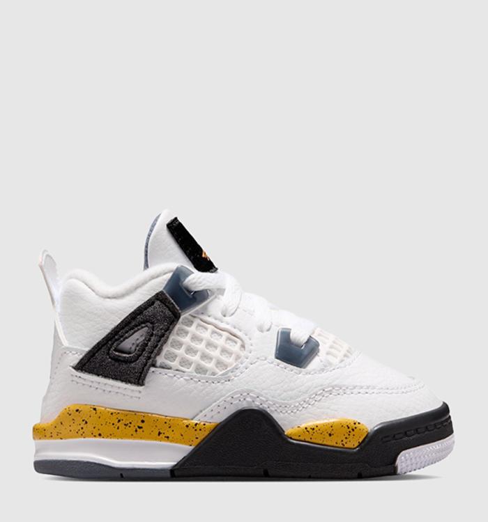 Jordan Air Jordan 4 Retro OG Toddlers White Black Yellow