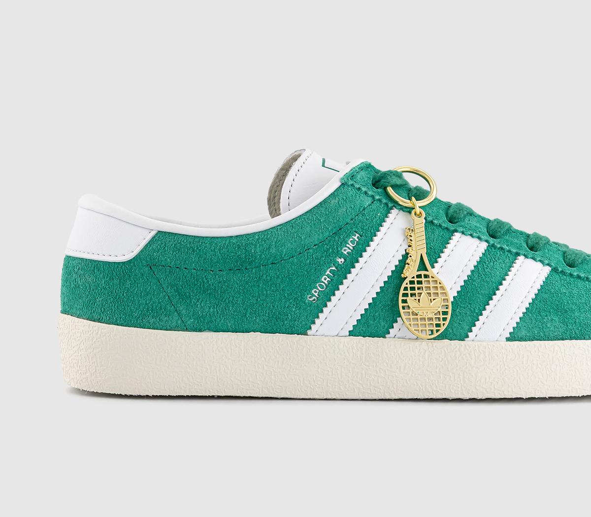 adidasBlanc Sporty & RichCourt Green White Off White