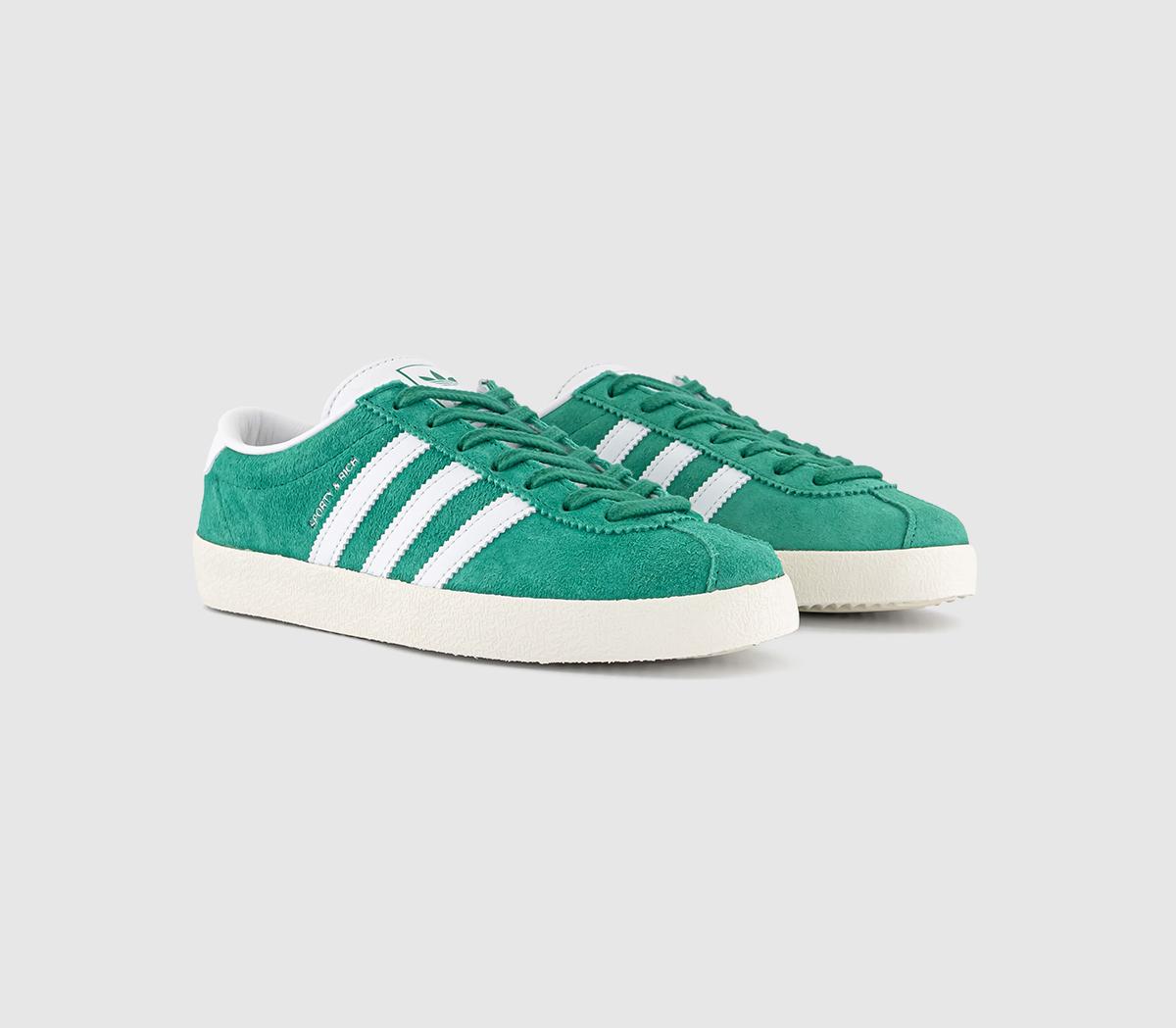 adidasBlanc Sporty & RichCourt Green White Off White