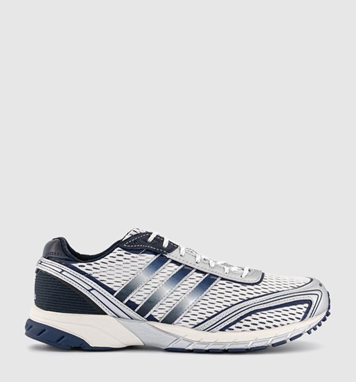 adidas Adizero Adios Sporty & Rich White Collegiate Navy Cloud White
