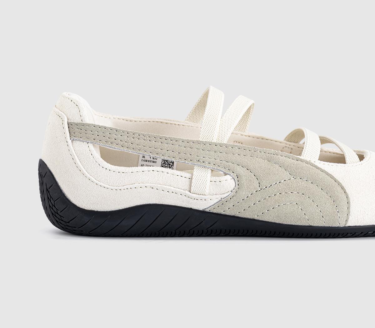 PUMASpeedcat Ballet PumpsAlpine Snow Puma Black