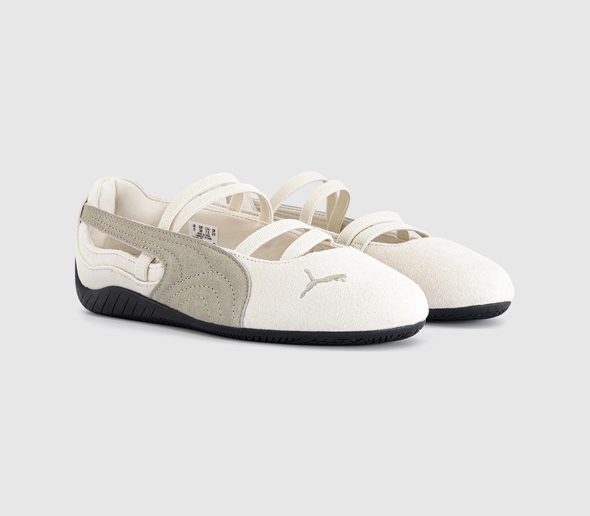 PUMASpeedcat Ballet PumpsAlpine Snow Puma Black