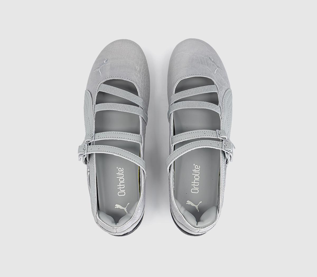 PUMASpeedcat Ballet PumpsPuma White Croc