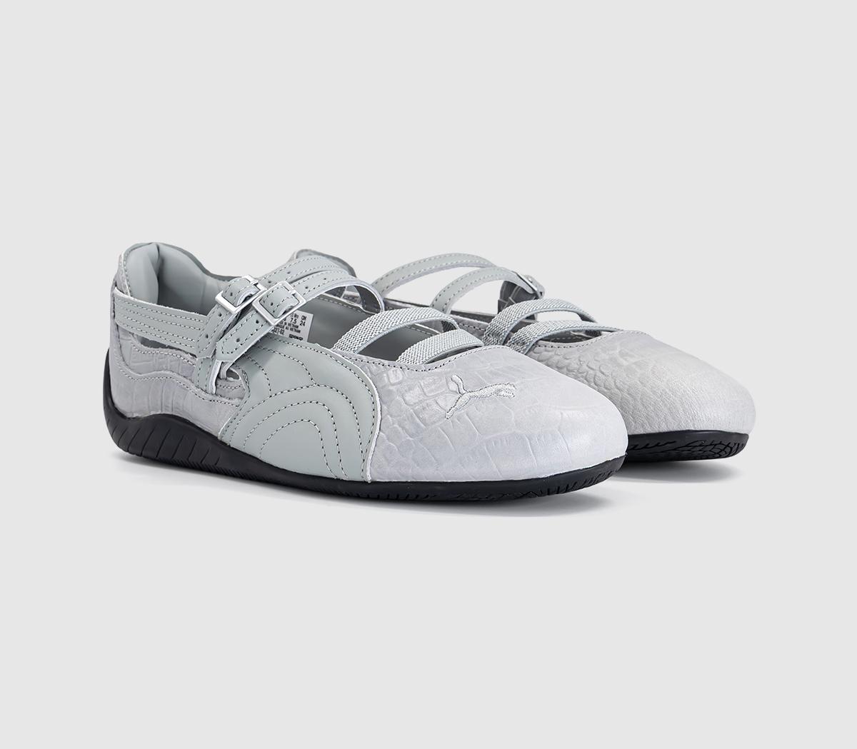 PUMASpeedcat Ballet PumpsPuma White Croc