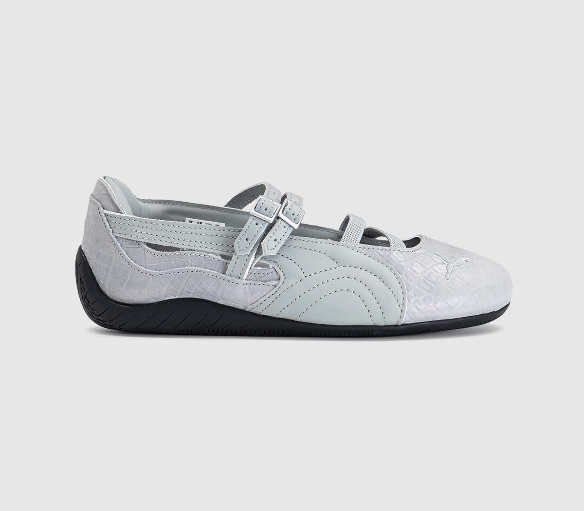 PUMASpeedcat Ballet PumpsPuma White Croc