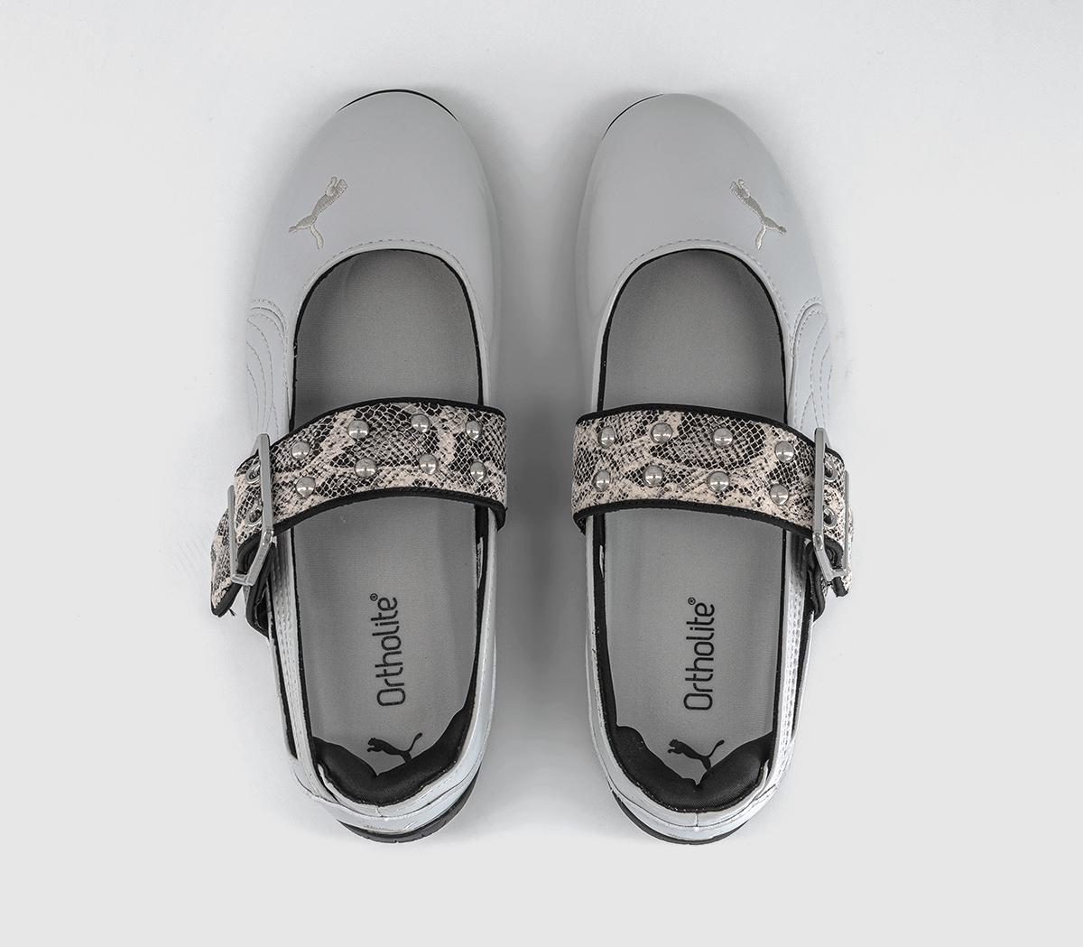 PUMASpeedcat Ballet PumpsGlacial Grey Black