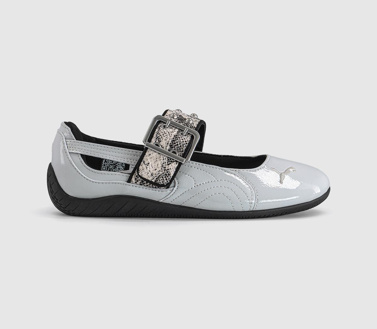 PUMASpeedcat Ballet PumpsGlacial Grey Black