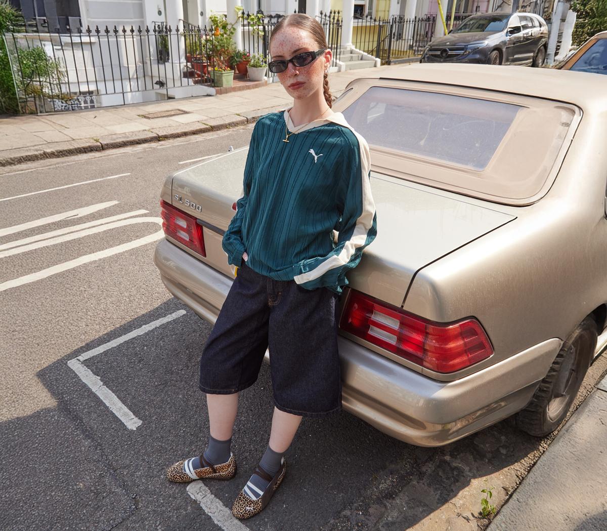 PUMASpeedcat Ballet TrainersLeopard Brown