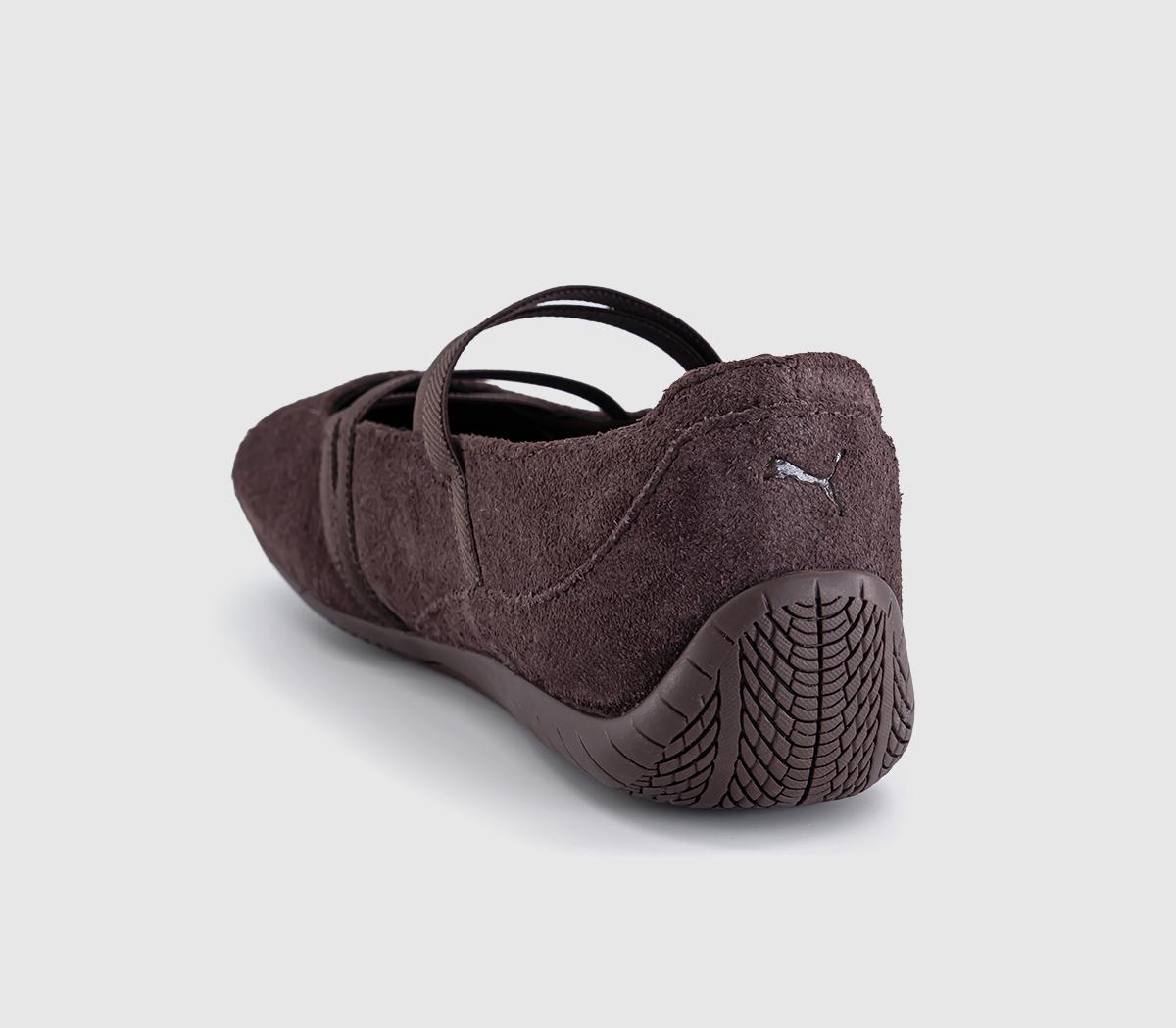 PUMASpeedcat Ballet PumpsPython Chocolate Brown