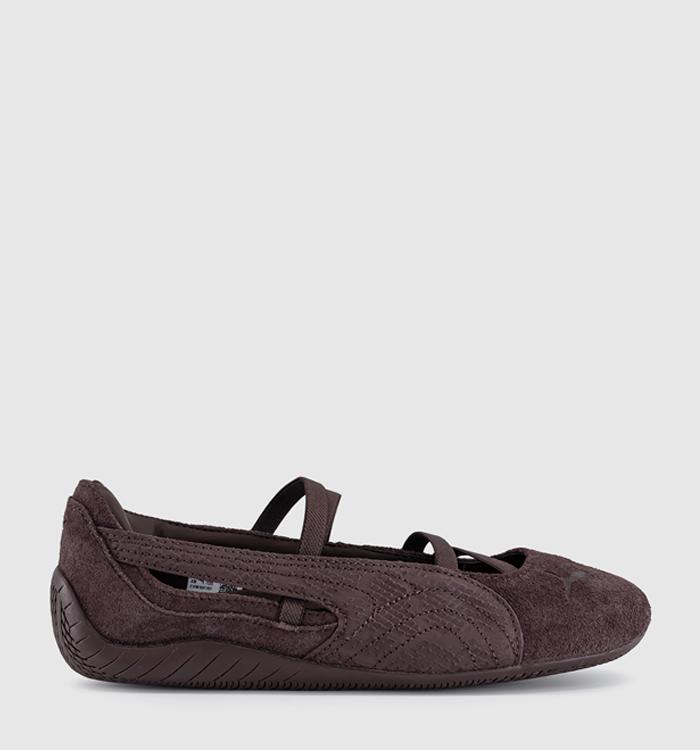 PUMA Speedcat Ballet Pumps Python Chocolate Brown