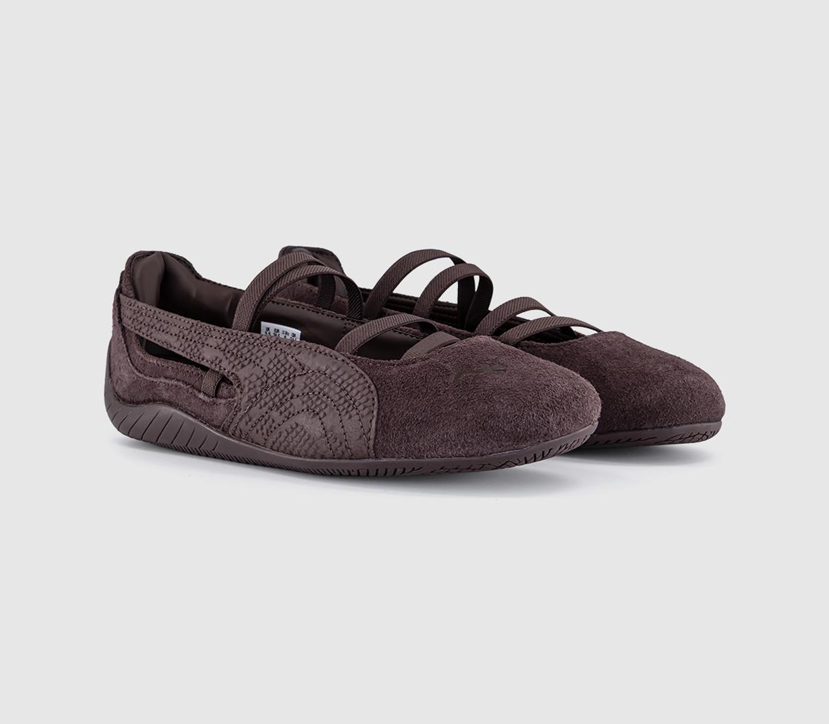 PUMASpeedcat Ballet PumpsPython Chocolate Brown