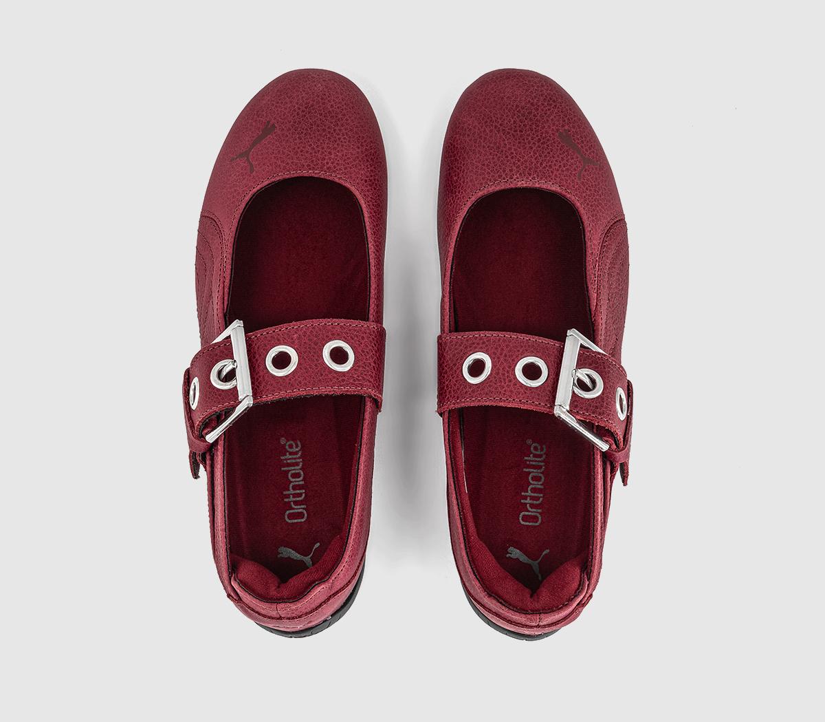 PUMASpeedcat Ballet PumpsGarnet Glow Black