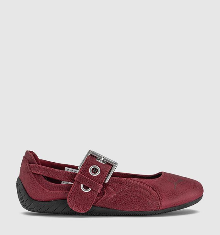 PUMA Speedcat Ballet Pumps Garnet Glow Black