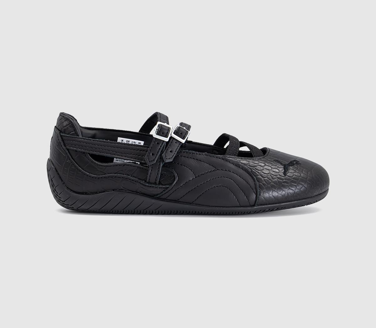 PUMASpeedcat Ballet PumpsPuma Black Croc