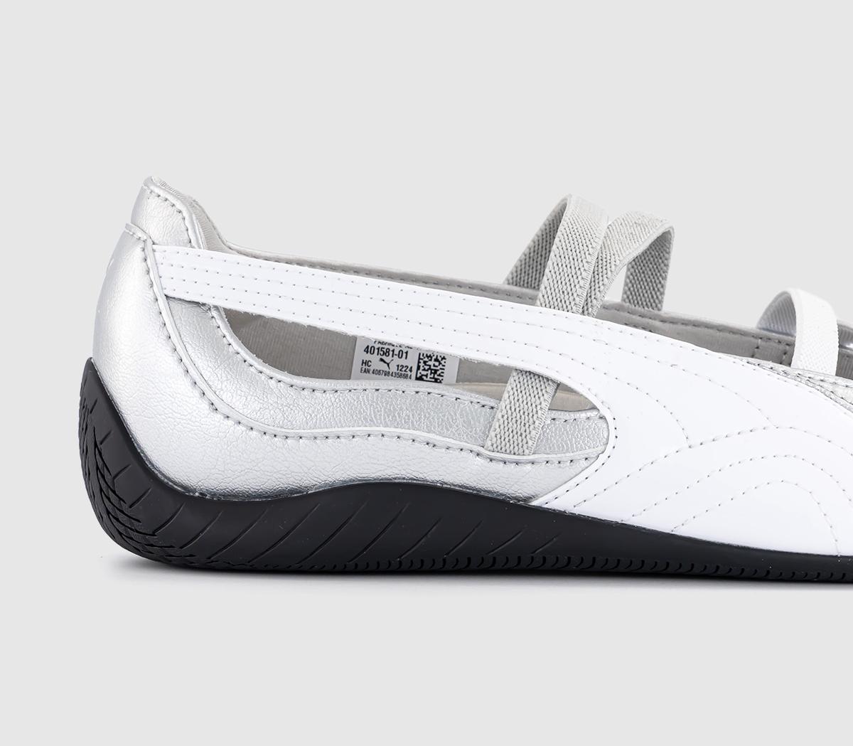 PUMA Speedcat Ballet Pumps PUMA Speedcat Ballet Pumps Puma Silver Puma White