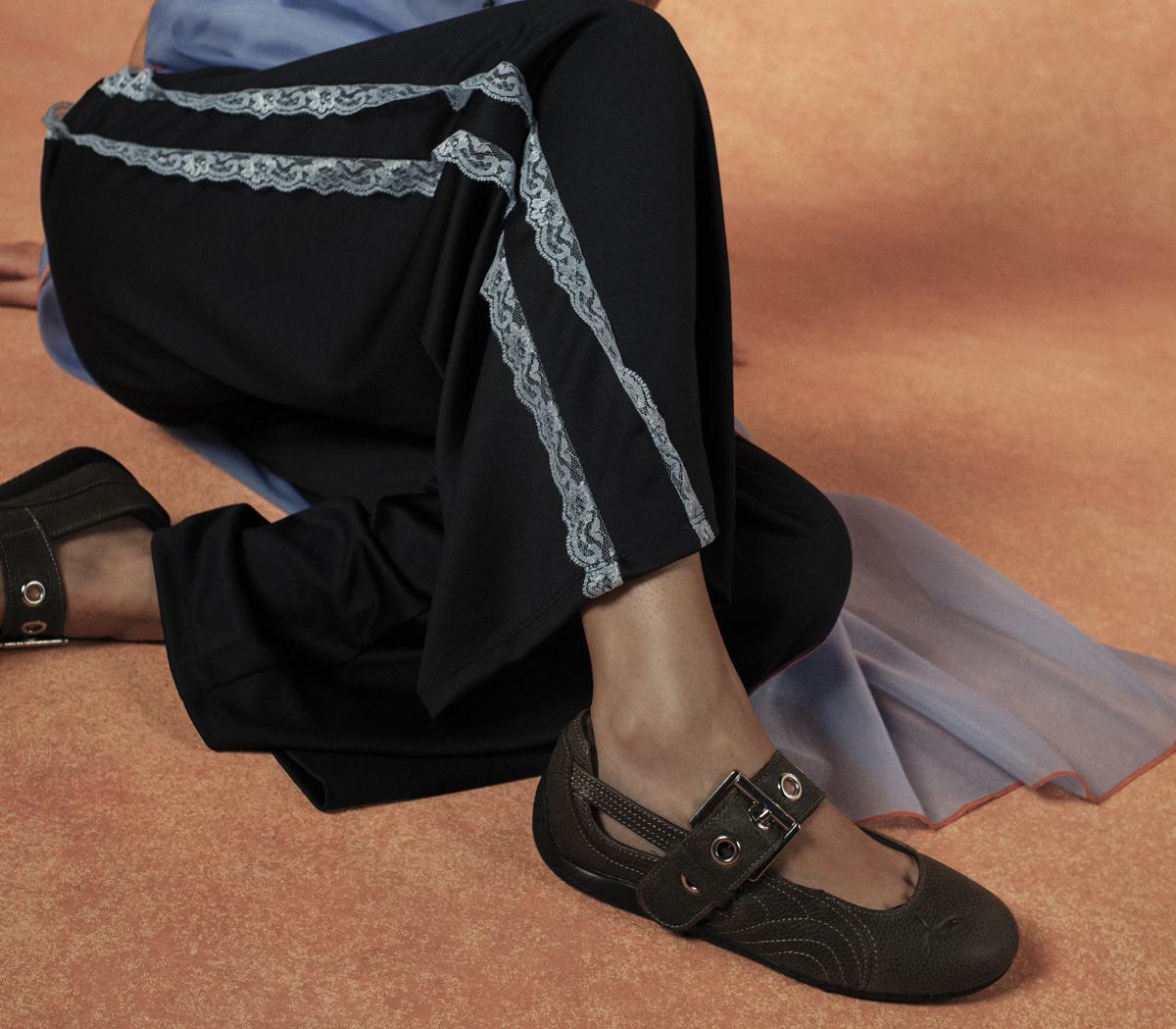 PUMASpeedcat Ballet PumpsMatte Bronze Black