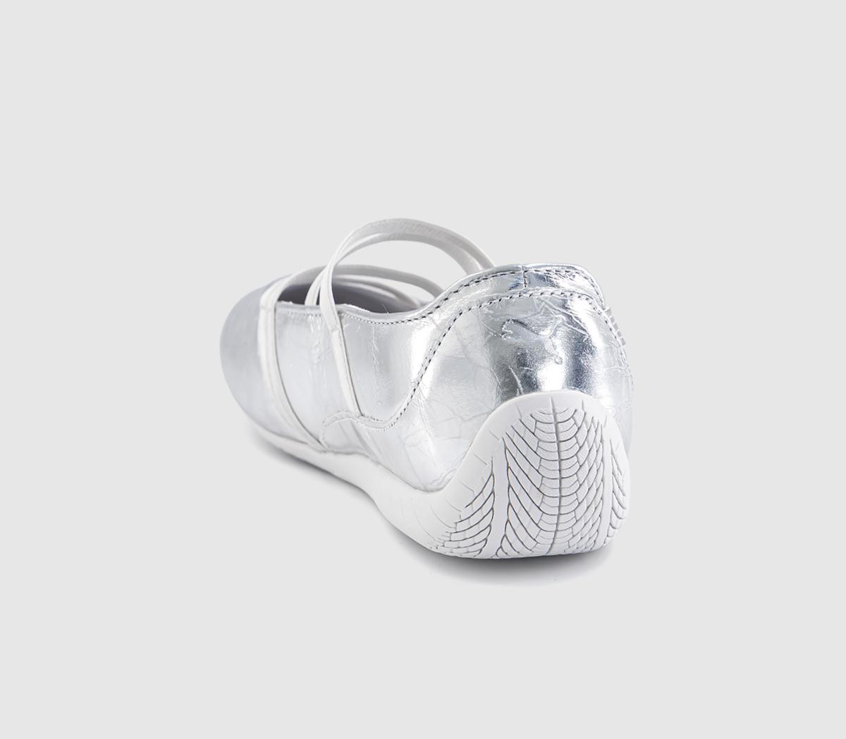 PUMASpeedcat Ballet Pump TrainersSilver Feather
