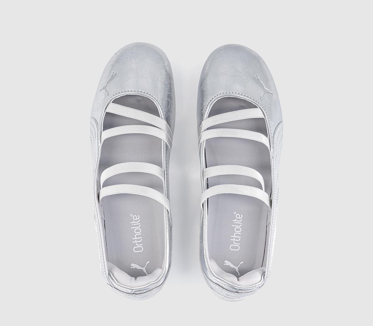 PUMASpeedcat Ballet Pump TrainersSilver Feather
