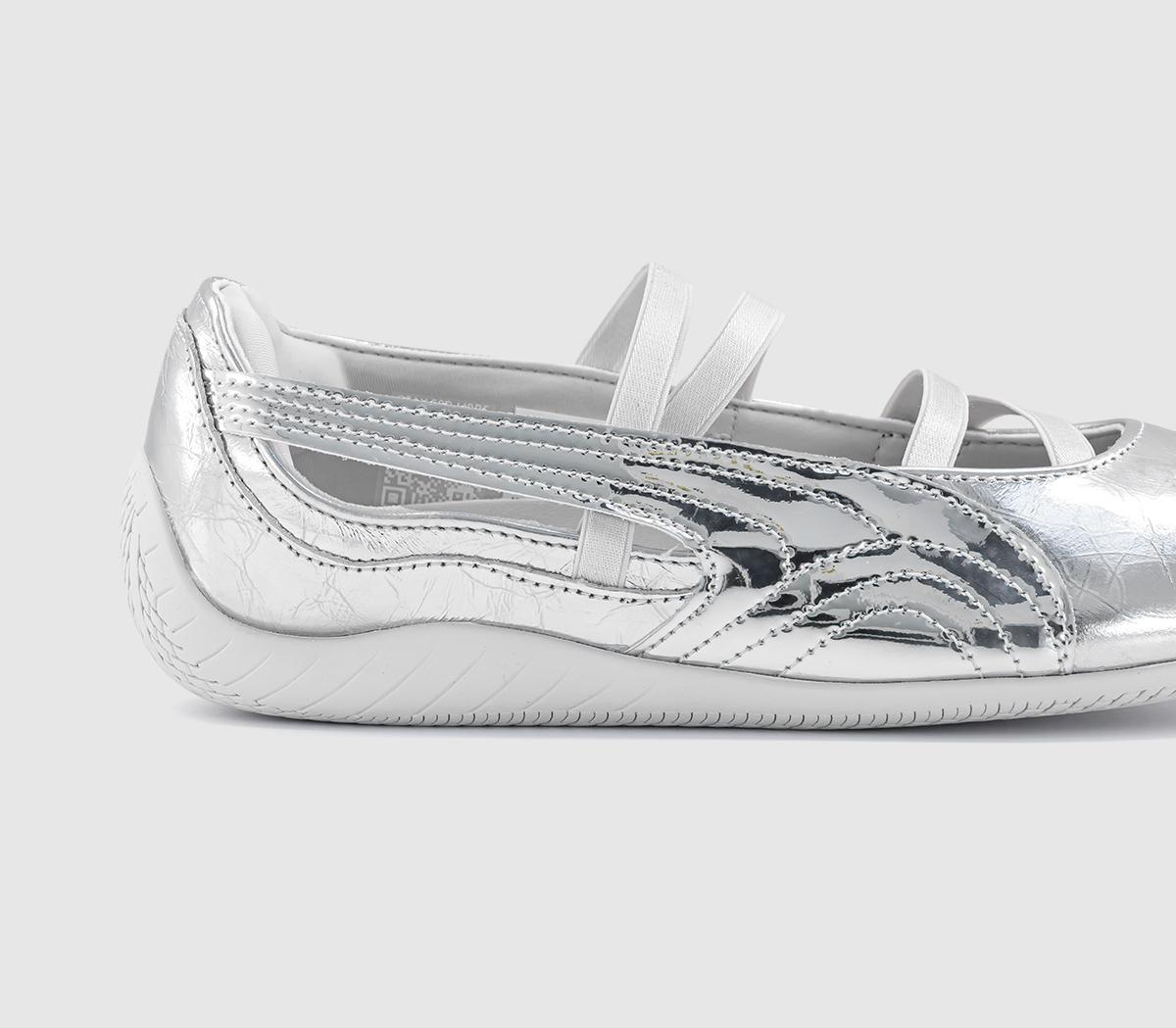 PUMASpeedcat Ballet Pump TrainersSilver Feather