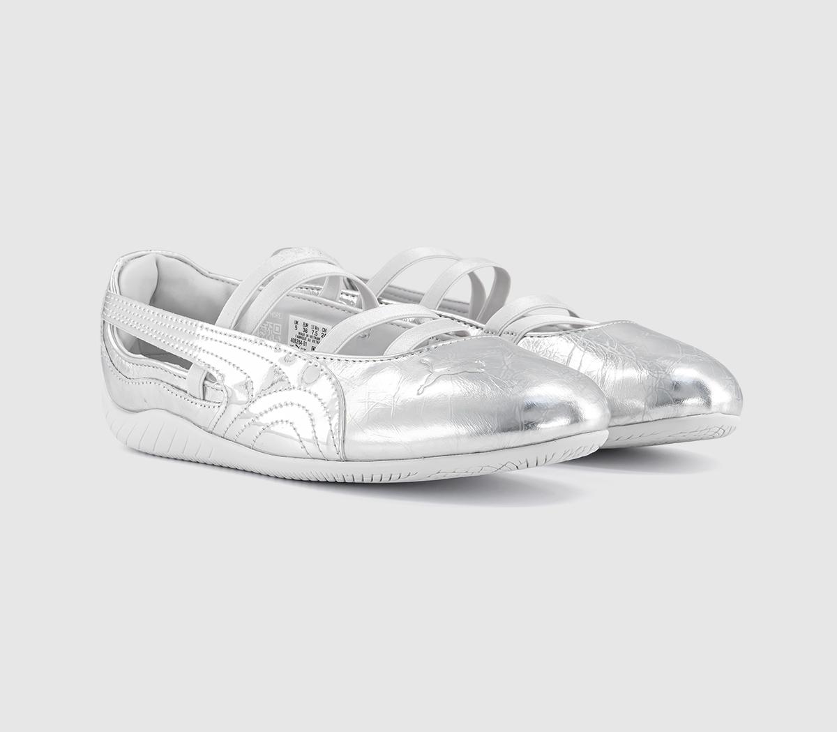 PUMASpeedcat Ballet Pump TrainersSilver Feather
