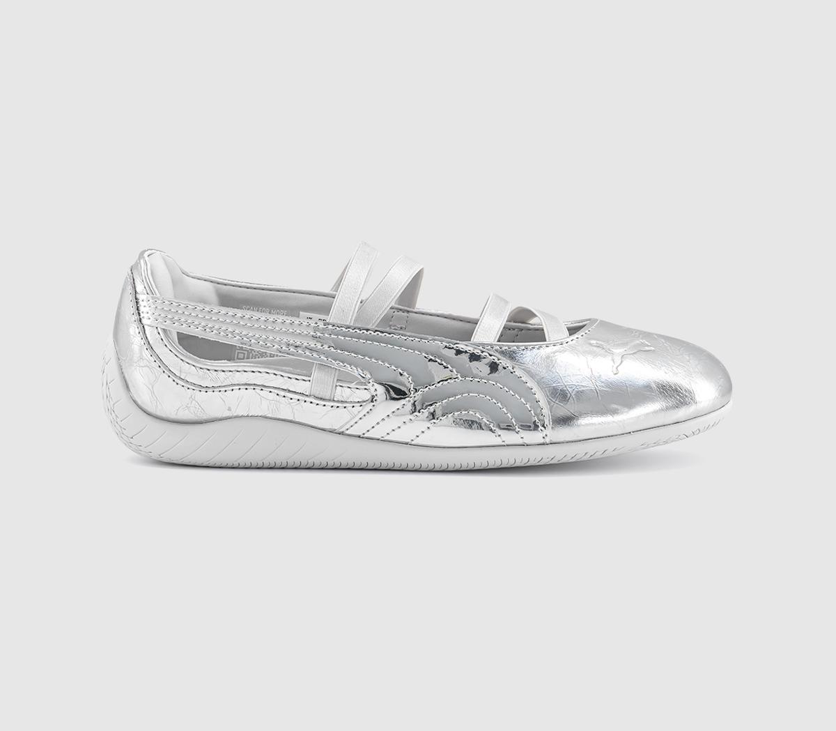 PUMASpeedcat Ballet Pump TrainersSilver Feather