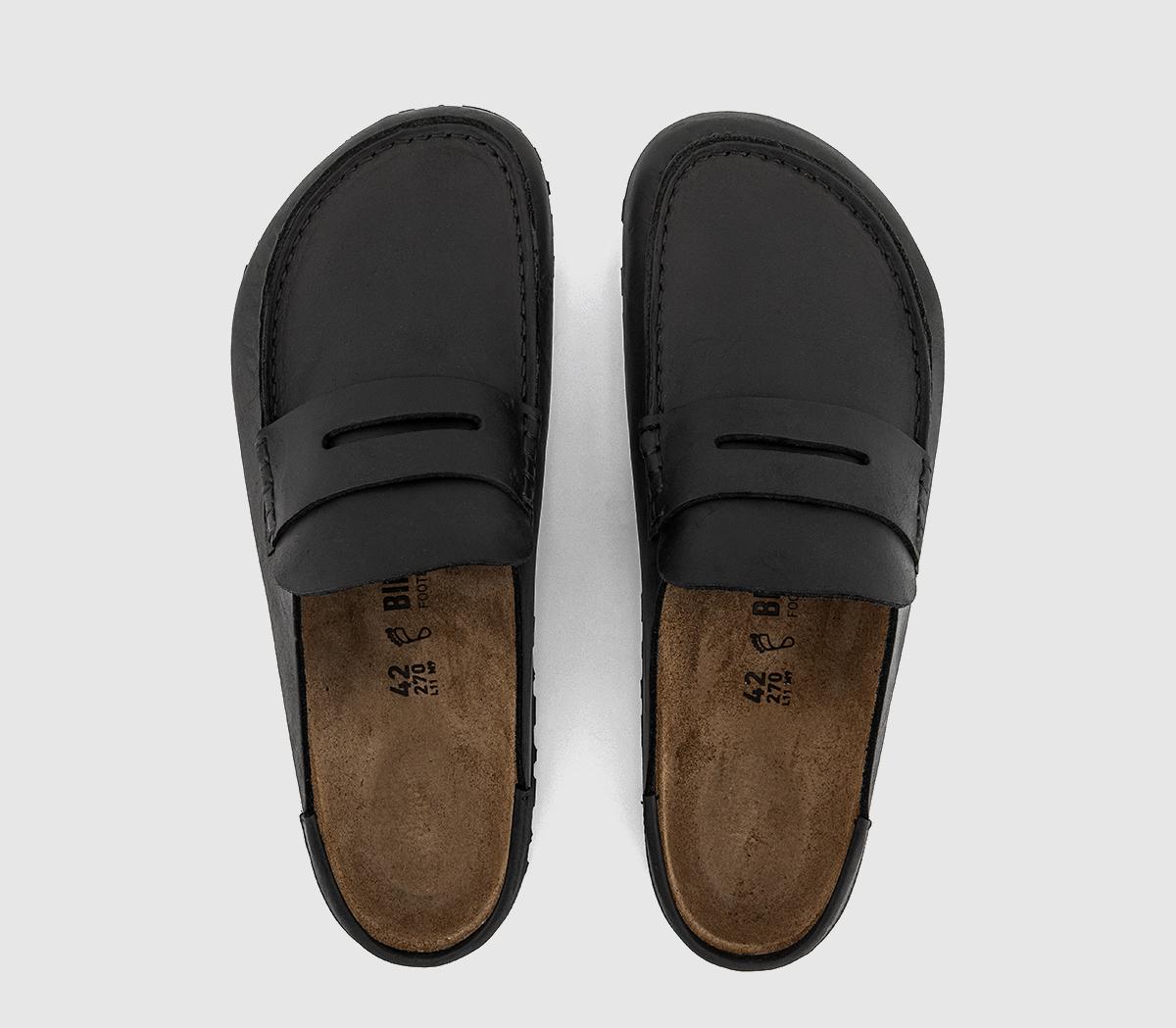BIRKENSTOCKNaples Wrapped Clogs BIRKENSTOCKNaples Wrapped ClogsBlack Oiled Leather