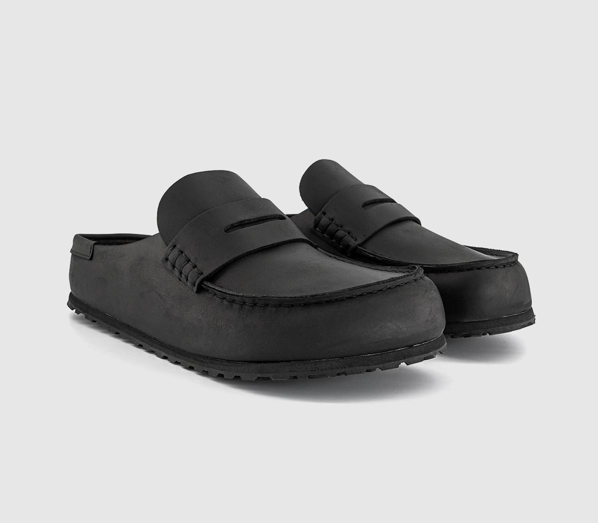 BIRKENSTOCKNaples Wrapped Clogs BIRKENSTOCKNaples Wrapped ClogsBlack Oiled Leather