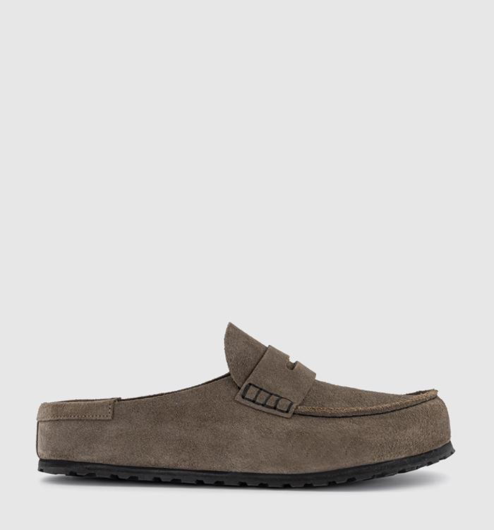 BIRKENSTOCK Naples Wrapped Loafers Concrete Gray