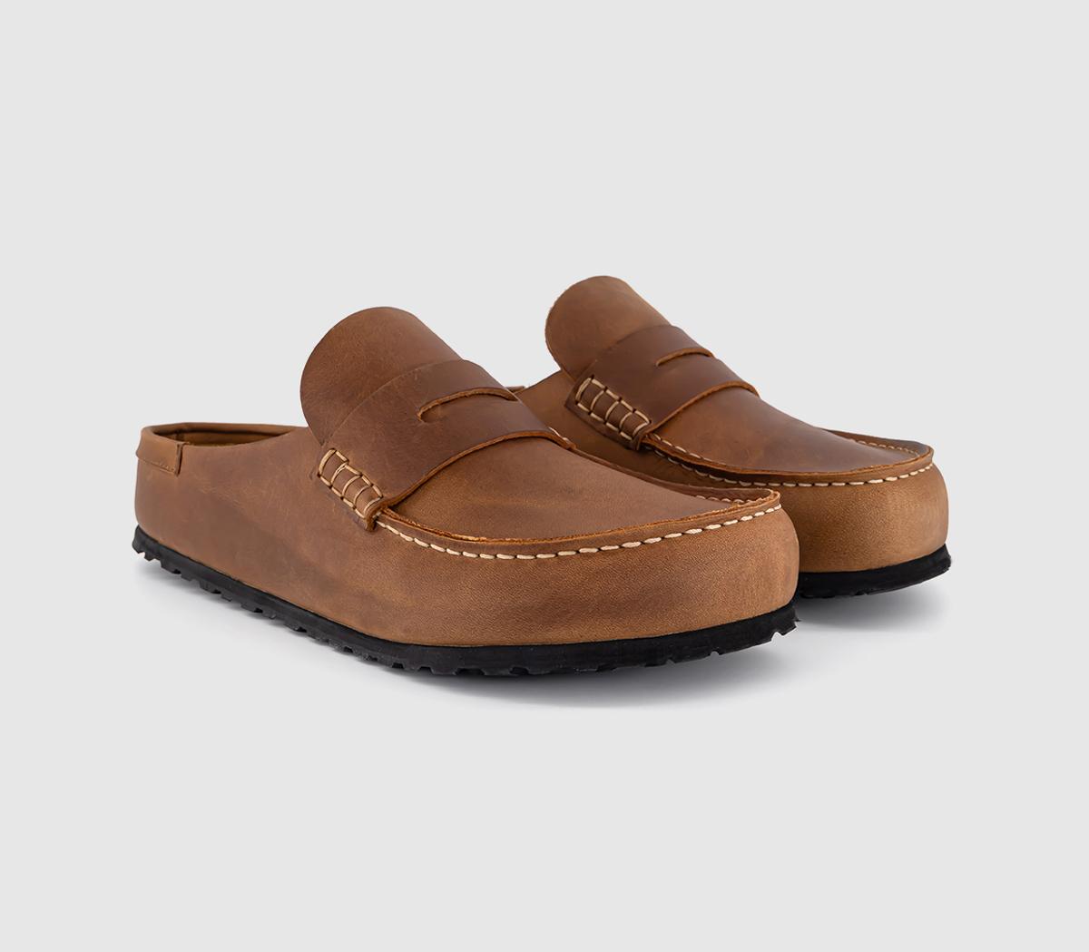 BIRKENSTOCKNaples Wrapped LoafersCognac