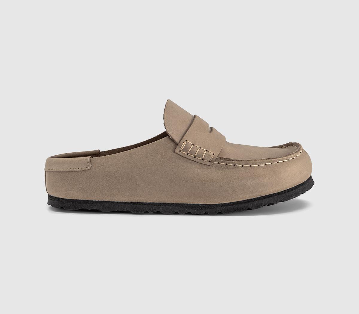 Birkenstock Naples Wrapped Clogs Tobacco Oiled Leather  Natural in Men's Size 9.5, Office Shoes