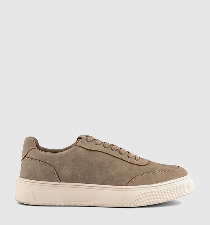 OFFICE Clifford Chunky Trainers Dark Beige