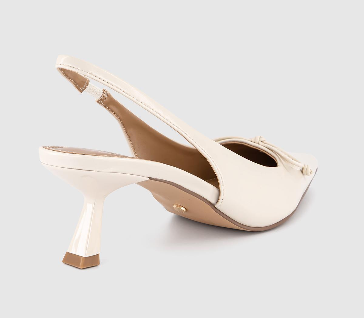 OFFICEMartha Bow Trim Court Heels OFFICEMartha Bow Trim Court HeelsOff White