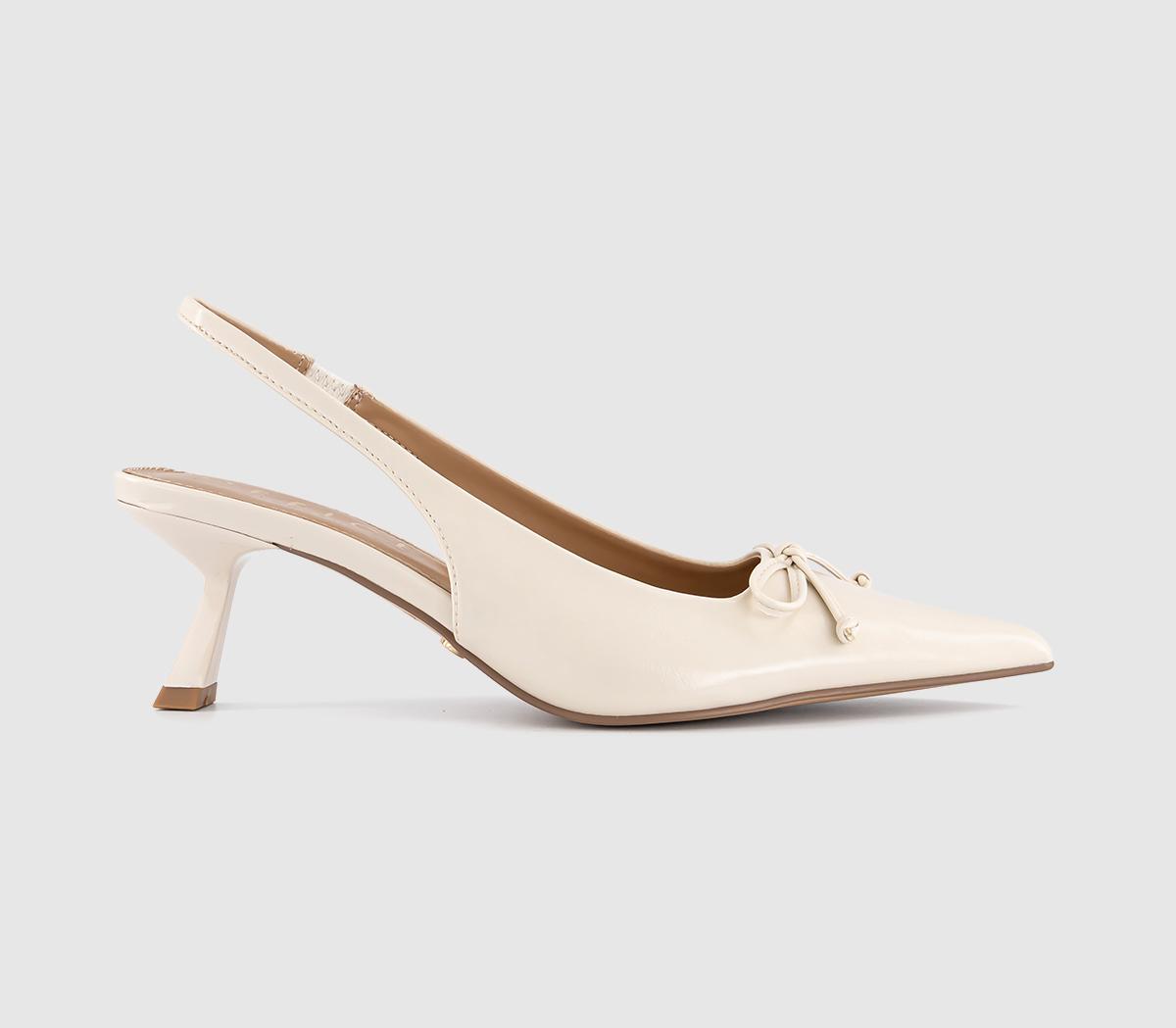 OFFICEMartha Bow Trim Court Heels OFFICEMartha Bow Trim Court HeelsOff White