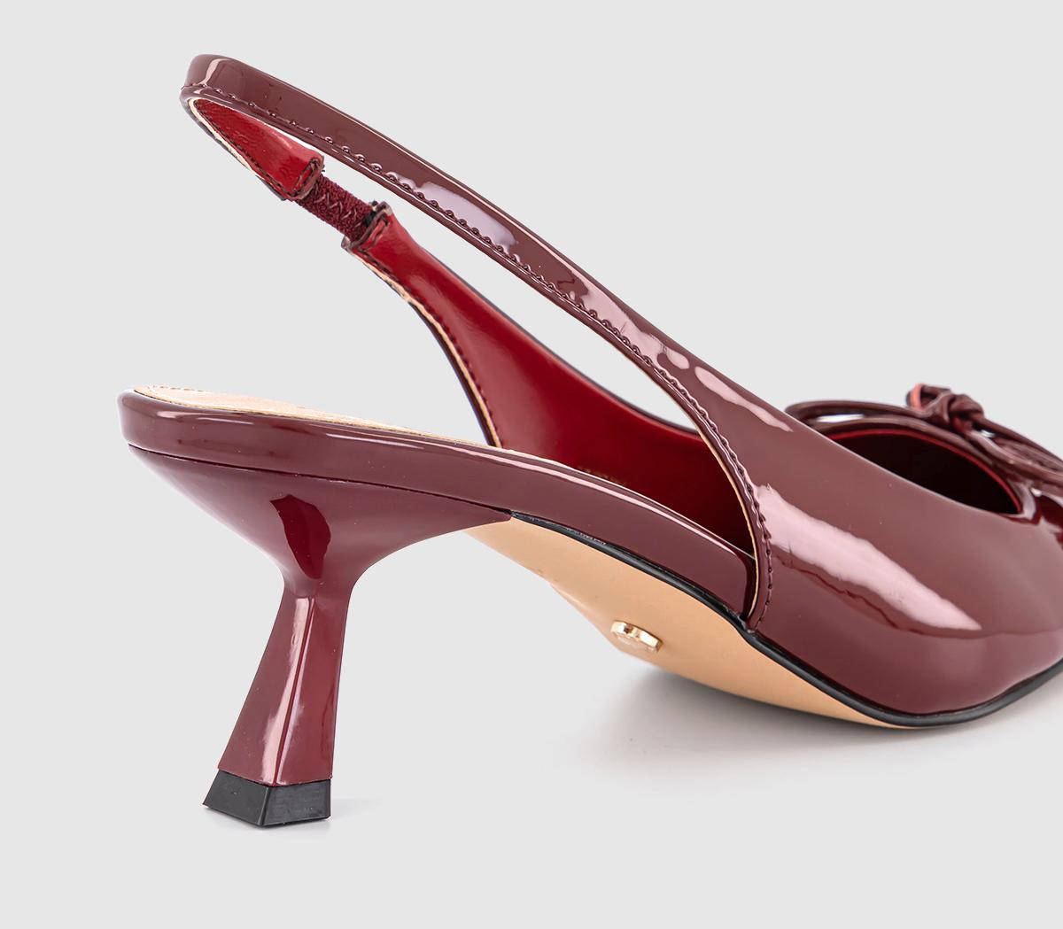 OFFICE Martha Bow Trim Court Heels OFFICE Martha Bow Trim Court Heels Red