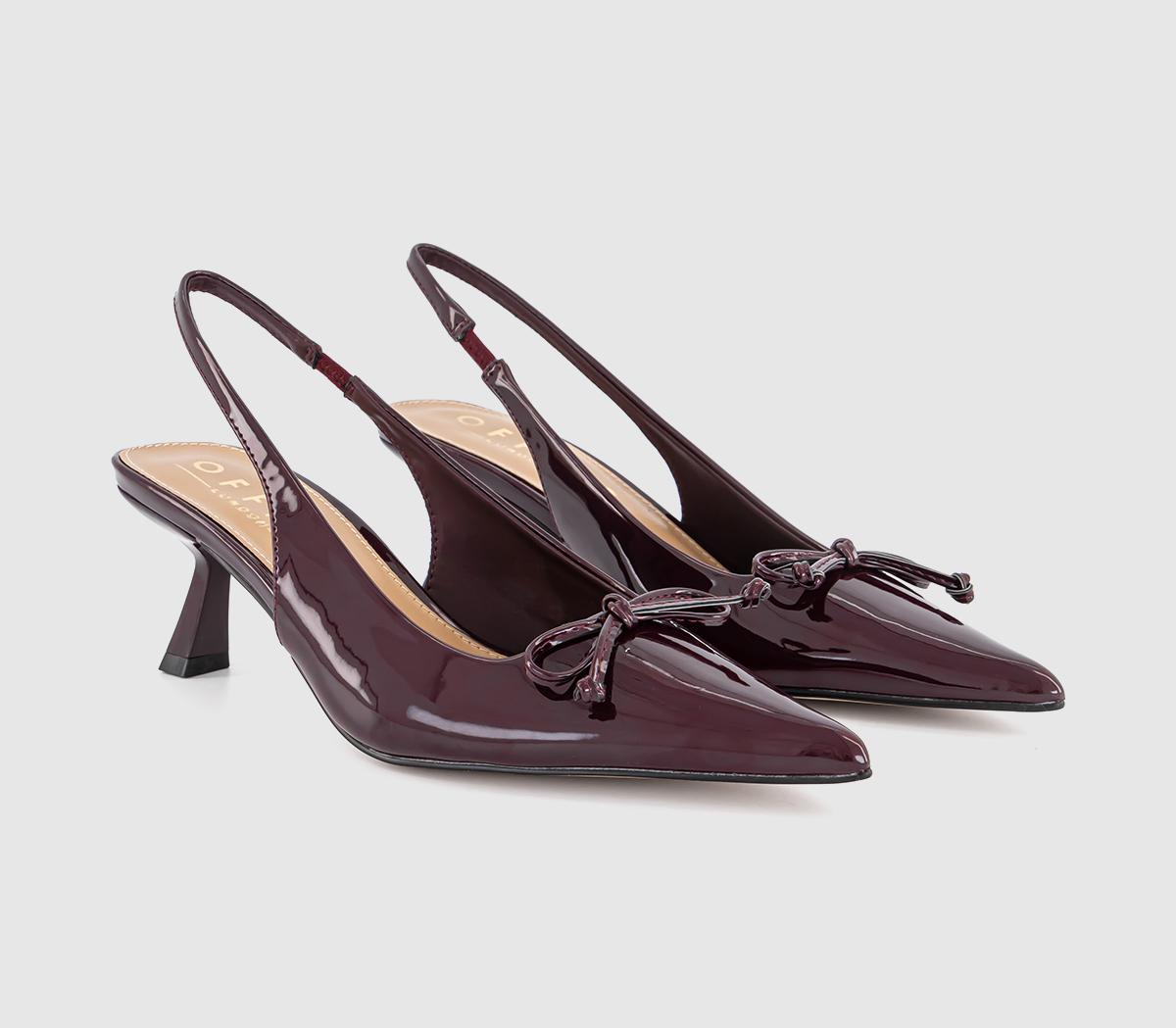 OFFICE Martha Bow Trim Court Heels OFFICE Martha Bow Trim Court Heels Berry