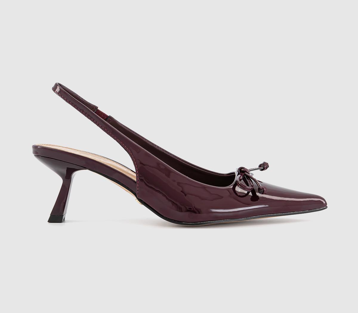 OFFICEMartha Bow Trim Court Heels OFFICEMartha Bow Trim Court HeelsBerry