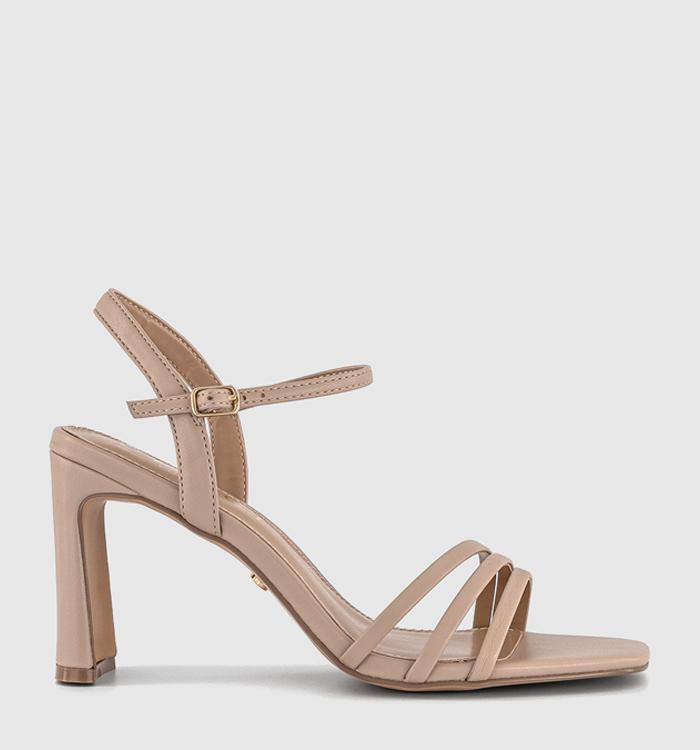 OFFICE Honey Strappy Heeled Sandals Blush