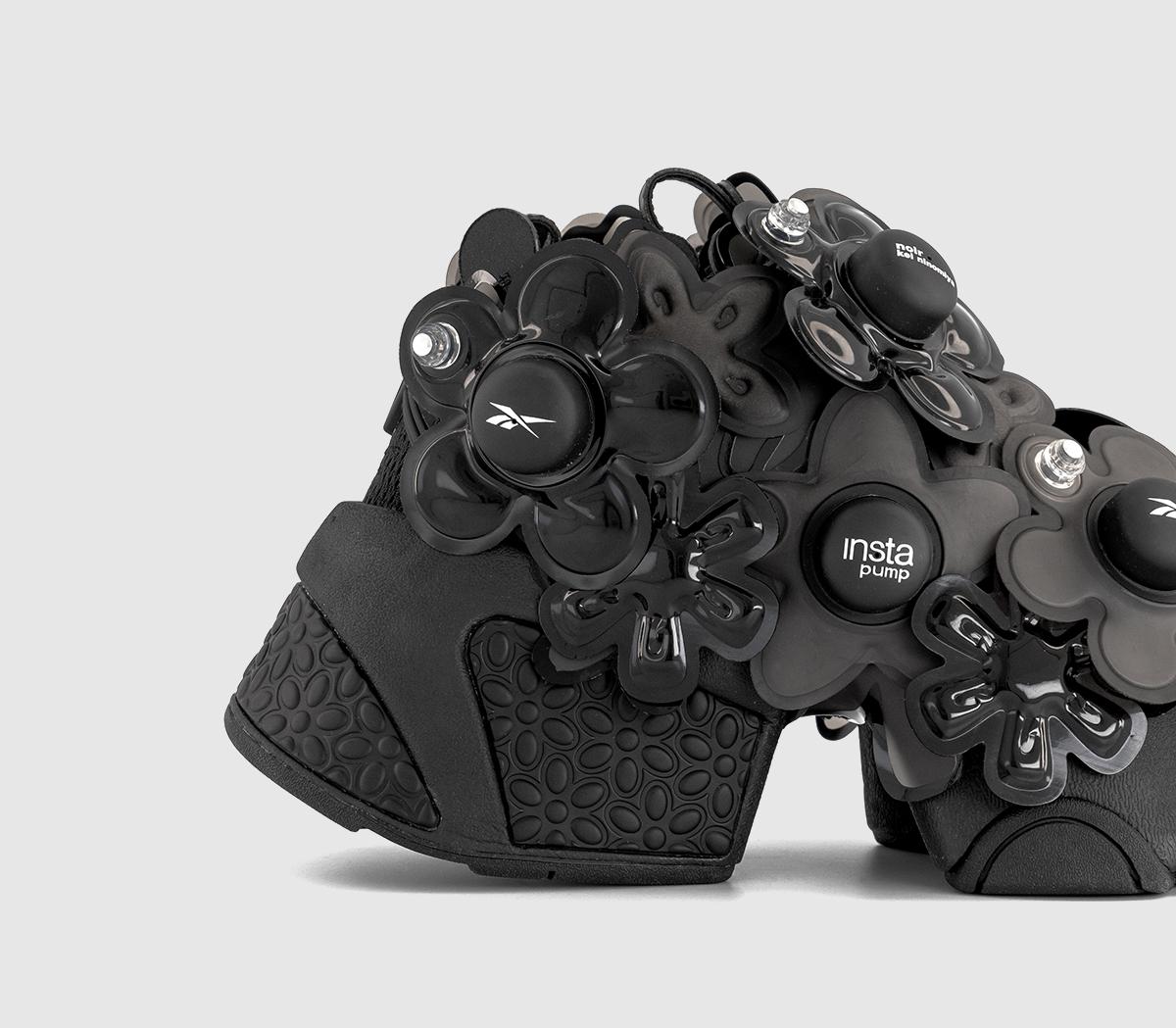 Comme Des GarconsCDG Noir Kei Ninomiya X Instapump Fury ShoesKumo Black
