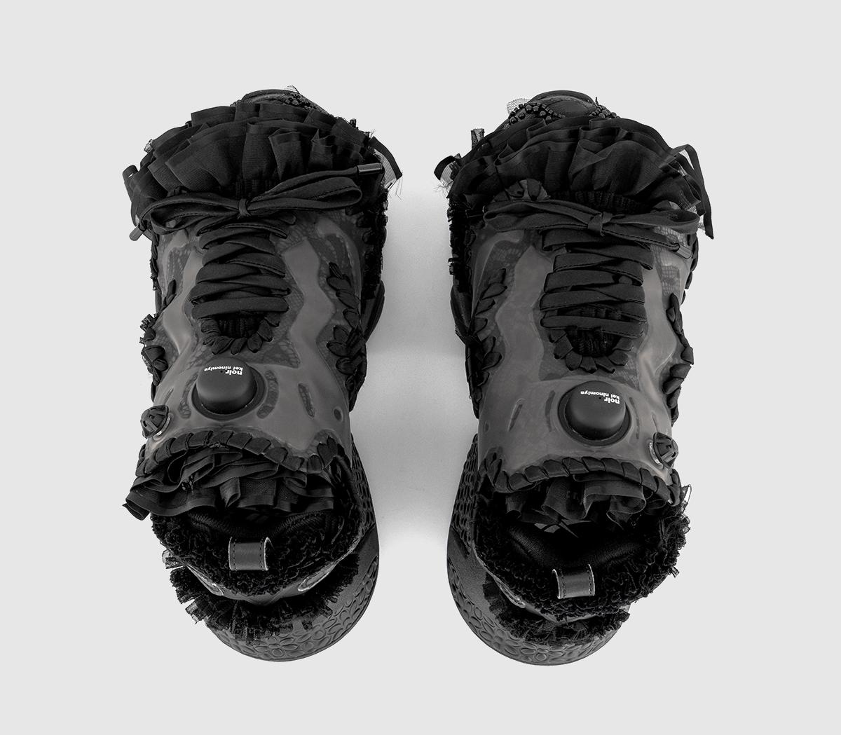 Comme Des GarconsCDG Noir Kei Ninomiya X Instapump Fury ShoesYuki Black